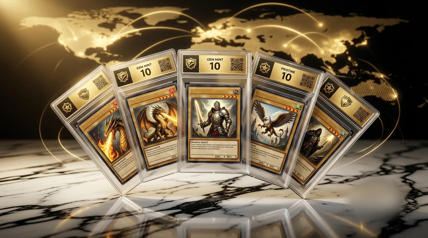 Anuncie cartas gradeadas para colecionadores no mundo todo