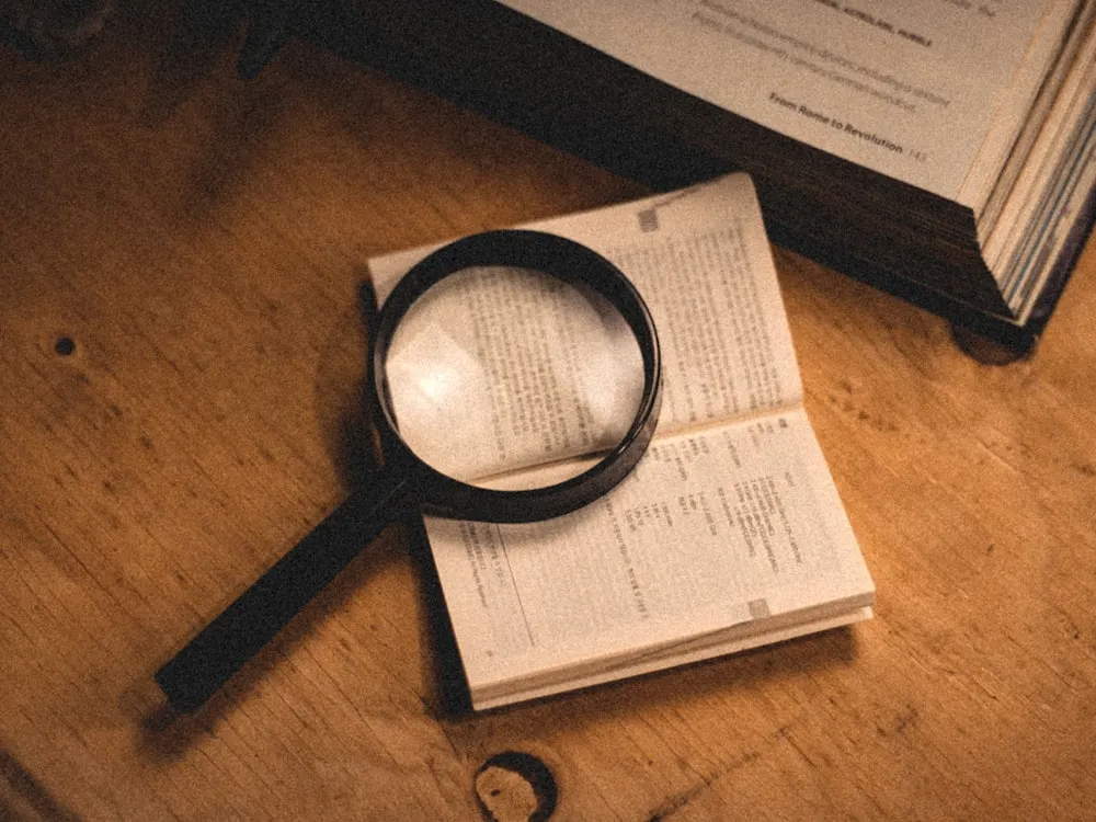Inspecting a card up close